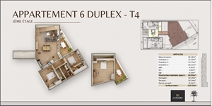 duplex-triplex à la vente -   97400  SAINT DENIS, surface 93 m2 vente duplex-triplex - UBI480019403